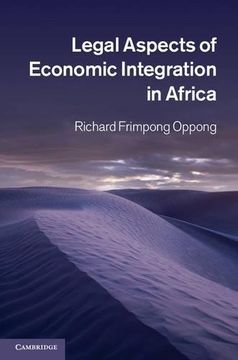 portada Legal Aspects of Economic Integration in Africa (en Inglés)