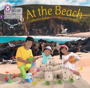 portada Big Cat Phonics for Little Wandle Letters and Sounds Revised - At the Beach: Phase 1 (en Inglés)