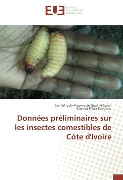 portada Données préliminaires sur les insectes comestibles de Côte d'Ivoire