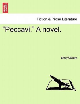 portada "peccavi." a novel. vol. ii. (en Inglés)