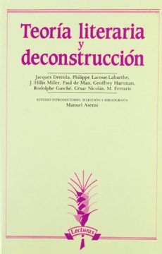portada Teoria Literaria y Deconstruccion (in Spanish)