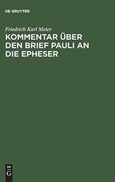 portada Kommentar Über den Brief Pauli an die Epheser (en Alemán)