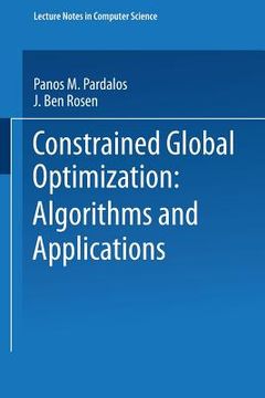 portada constrained global optimization: algorithms and applications (en Inglés)