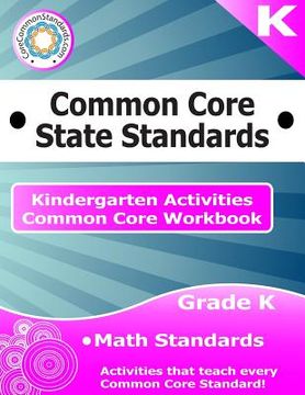 portada Kindergarten Common Core Workbook: Math Activities (in English)