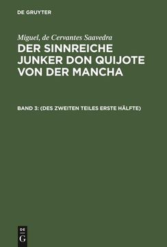 portada (Des Zweiten Teiles Erste Hälfte) (in German)