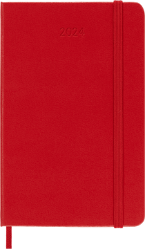 Libro Agenda 2024 Moleskine Bolsillo Rojo Diaria Pasta Dura (en Inglés) De  Moleskine - Buscalibre
