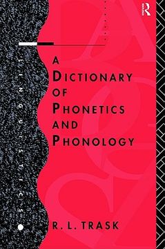 portada a dictionary of phonetics and phonology (en Inglés)