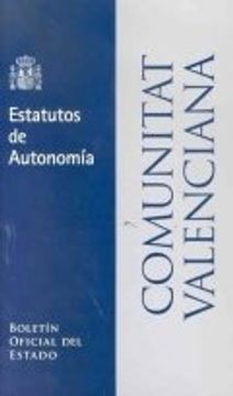 portada Estatuto de Autonomía de la Comunidad Valenciana (Estatutos de Autonomía)