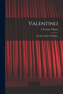 portada Valentino: As I Knew Him (3rd Edition) (en Inglés)