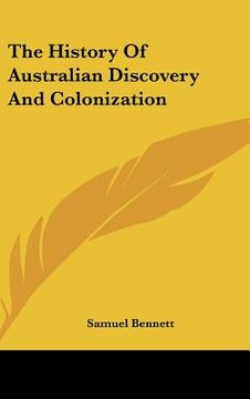 portada the history of australian discovery and colonization (en Inglés)