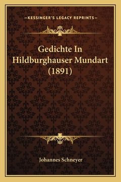 portada Gedichte In Hildburghauser Mundart (1891) (in German)