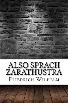 portada Also Sprach Zarathustra (en Inglés)