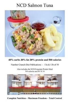 portada NCD Salmon Tuna: 40% carbs 30% fat 30% protein and 500 calories