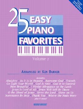 portada 25 easy piano favorites volume two