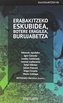 portada Erabakitzeko Eskubidea, Botere Eragilea, Burujabetza (in Basque)