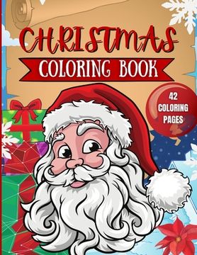 portada Christmas Coloring Book for Kids: 42 Christmas Coloring Pages for Kids