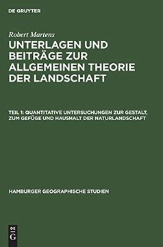 portada Quantitative Untersuchungen zur Gestalt, zum Gefüge und Haushalt der Naturlandschaft (en Alemán)