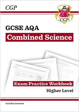 portada New Gcse Combined Science aqa Exam Practice Workbook - Higher (Includes Answers) (Cgp Gcse Combined Science 9-1 Revision) (en Inglés)