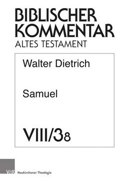 portada Samuel (2 sam 8. Register, Titelei): Lieferung 8 (Biblischer Kommentar Altes Testament - Ausgabe in Lieferungen) 