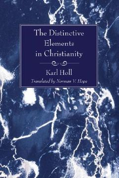 portada the distinctive elements in christianity (en Inglés)