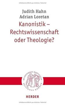 portada Kanonistik - Rechtswissenschaft Oder Theologie? (in German)