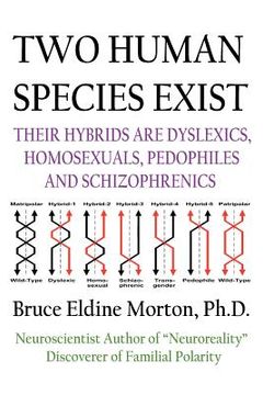 portada two human species exist: their hybrids are dylsexics, homosexuals, pedophiles, and schizophrenics (en Inglés)