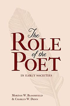 portada The Role of the Poet in Early Societies (en Inglés)