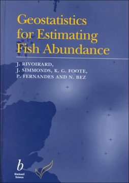 portada geostatistics for estimating fish abundance (en Inglés)