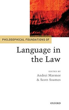 portada Philosophical Foundations of Language in the law (Philosophical Foundations of Law) (in English)
