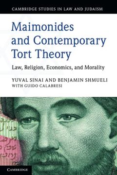 portada Maimonides and Contemporary Tort Theory (Cambridge Studies in law and Judaism) (en Inglés)