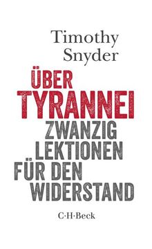 portada Über Tyrannei (en Alemán)