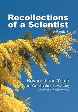 portada recollections of a scientist