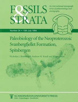 portada Paleobiology of the Neoproterozoic Svanbergfjellet Formation, Spitsbergen
