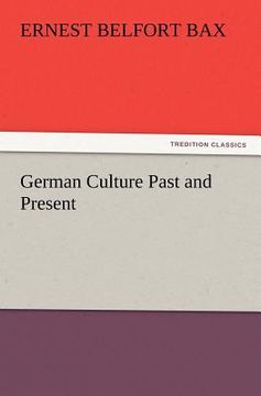 portada german culture past and present (en Inglés)