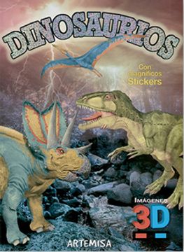 portada Dinosaurios (Imagenes 3d) (Anteojos 3d + Magnificos Stickers) (Rustica)