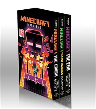 portada Minecraft Novels 3-Book Boxed: Minecraft: The Crash, the Lost Journals, the end (in English)