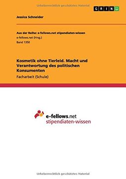portada Kosmetik ohne Tierleid. Macht und Verantwortung des politischen Konsumenten (German Edition)