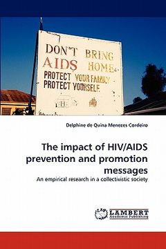 portada the impact of hiv/aids prevention and promotion messages (en Inglés)