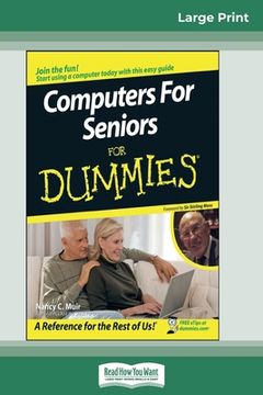 portada Computers for Seniors for Dummies(R) (16pt Large Print Edition) (en Inglés)