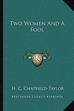 portada two women and a fool (en Inglés)