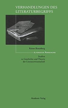 portada Verhandlungen des Literaturbegriffs (en Alemán)