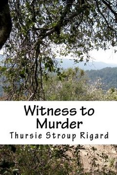 portada witness to murder (in English)