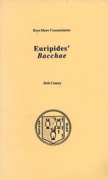 portada Bacchae (Bryn Mawr Commentaries, Greek) (en Inglés)