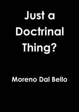 portada Just a Doctrinal Thing? (en Inglés)