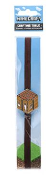 portada Minecraft: Crafting Table Enamel Charm Bookmark (Gaming) 