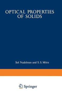 portada Optical Properties of Solids: Papers from the NATO Advanced Study Institute on Optical Properties of Solids Held August 7-20, 1966, at Freiburg, Ger (en Inglés)