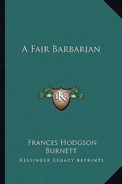 portada a fair barbarian (en Inglés)