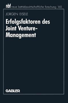 portada Erfolgsfaktoren des Joint Venture-Management (neue betriebswirtschaftliche forschung (nbf)) (German Edition)