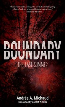 portada Boundary: The Last Summer (Biblioasis International Translation)