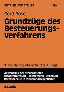 portada Grundzüge des Besteuerungsverfahrens (en Alemán)
